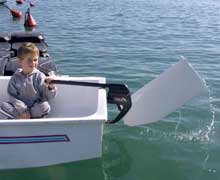 Even a child of six will take to Dotan Optimist rudder like a fish to water!